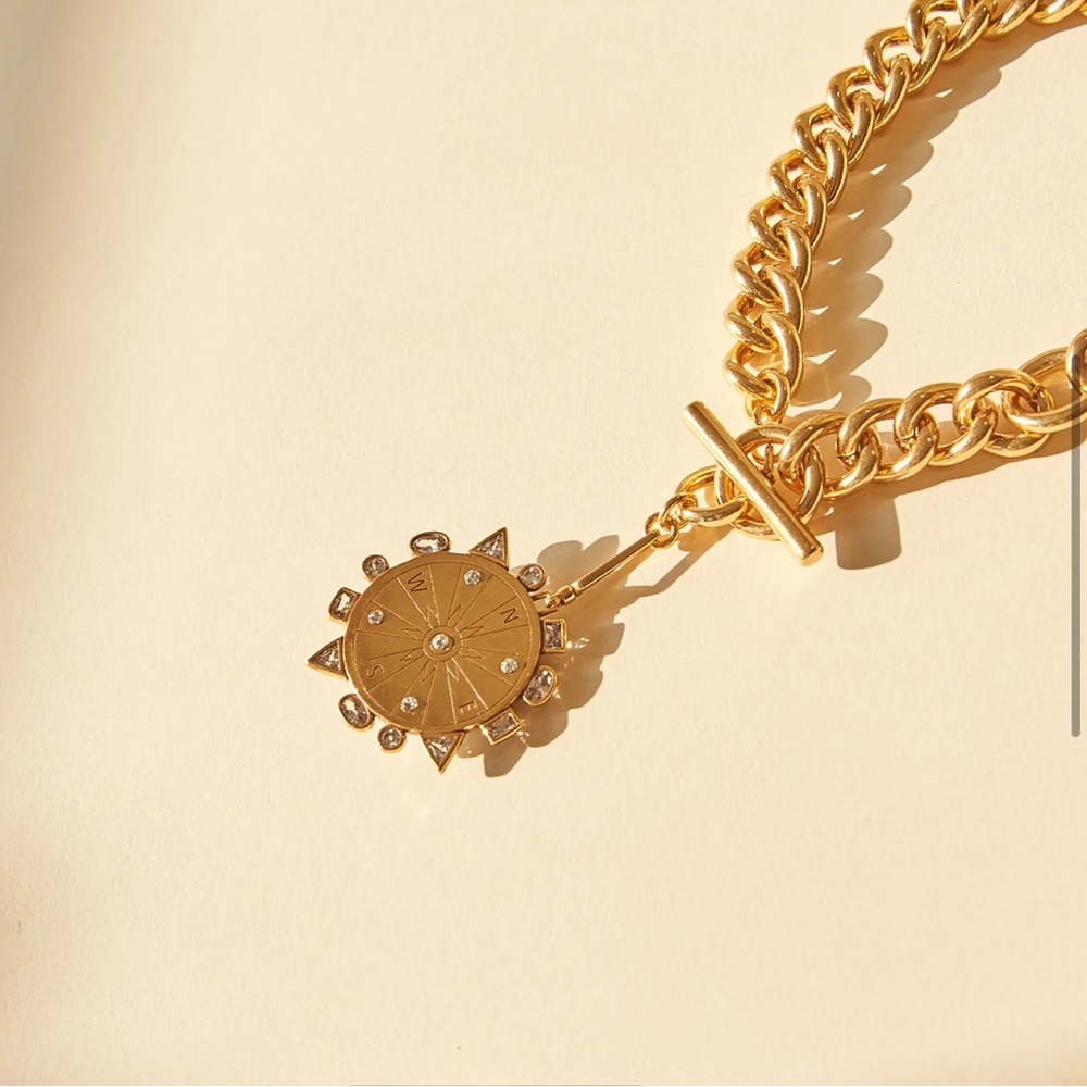Mignonne Gavigan Odyssey Necklace Blue Gold - Picture 5 of 10